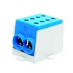 Pollmann Fővezetéki leágazókapocs 250/250A Cu/Al csavaros kék4x70mm3 1-pólus HLAK 50-1/2 Pollmann (POLM2080148)