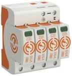 Obo-bettermann Túlfeszültség-levezető kombi 4P T1+T2 TNC TN-S TN-C-S TN 230V/AC 350V/DC V50-B+C 4 OBO-BETTERMANN 50 (5093513)