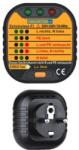  Dugalj teszter +FI-teszt 2P-ellenőrzés 220-250V LED-kijelzés PAN Schukotest FI Pancontrol (SCHUKOTESTFI)