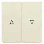 Siemens Delta I-System billentyű elektrofehér kettős redőnyhöz krém nyíl-jel IP20 műanyag fényes SIEMENS (5TG6284)