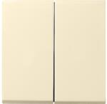 Gira ST55 billentyű kettős kapcs/nyg. -hoz krém üres-jel IP20 műanyag fényes kapocs GIRA (029501)