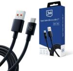 3mk Protection Hyper Cable USB-A - USB-C 1.2m 5A Black