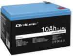 Qoltec LiFePO4 lítium-vas-foszfát akkumulátor | 12.8V | 10Ah | 128Wh | BMS (53713)