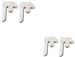 STRATEGIC Set 4 conectori pentru unirea rafturilor metalice Raft