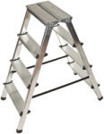 Strategic Distribution Group Scara aluminiu dubla 2x4 trepte, inaltime 0.8 m, fabricata in UE