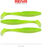 Reiva Zander Power Shad Flash Chartreuse 12, 5cm Plasztik Csali 3db (9901-242)