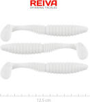 Reiva Zander Power Shad Classic White 12, 5cm Plasztik Csali 3db (9901-201)