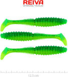 Reiva Zander Power Shad Poison Green 12, 5cm Plasztik Csali 3db (9901-243)