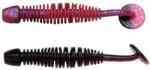 Berkley Grub Berkley PowerBait Power Leech, Salmon Egg Red/Black, 5 cm, 12 buc/plic (P.1621152)