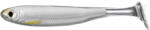 LIVETARGET Shad Livetarget Slowroll Shiner Paddle Tail, culoare Silver-Pearl, 10cm, 4buc (F1.LT.SRS100SK134)
