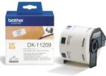 Brother DK11209 29x62mm 800db-os papír fehér/fekete papírszalag (DK11209) - officedepot