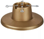 DekorTrend RINGO KTA 041 Minimalista, letisztult karácsonyfa talp, fenyőtalp vágott fenyőhöz, arany, 2, 1 méteres fenyőfáig