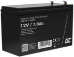 Green Cell Baterie Green Cell AGM VRLA 12V 7Ah fără întreținere pentru unități UPS (AGM04) Baterii de unica folosinta