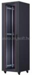 Formrack RAL9005 36U Cosmoline 600x600 19" szabadon álló rack szekrény (fekete) (CSM-36U6060) (CSM-36U6060)