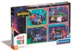 Clementoni 4 az 1-ben puzzle (12-16-20-24db-os) - Batmobil (21529) (21529)