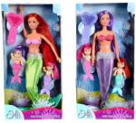 Simba Toys Sellő Steffi baba ikrekkel - 2 féle