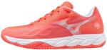 Mizuno Wave Enforce Court Clay W Calypso Coral/White/Barelypink Női teniszcipő EUR 38