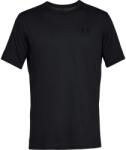Under Armour Sportstyle Left Chest SS Black Férfipóló 3XL