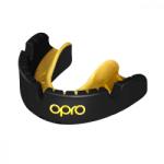 Opro GOLD BRACES Black/Gold Senior Fogvédő