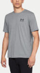 Under Armour Sportstyle Left Chest Ss Grey Férfipóló S