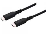 C-TECH USB 4.0 Type C Összekötő Fekete 50cm CB-USB4-05B (CB-USB4-05B)