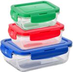 Benetton Ételtároló - Üveg Dobozzsák - 3 részes szett (BE-0701-MT)