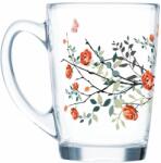 Luminarc New Morning Shania Üveg Bögre - 320 ml, Rózsamintás (883314866155)