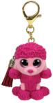 Ty Mini Boos Kulcstartó - Patsy Rózsaszín Pudli - 6 cm (68181)