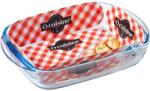Ocuisine 211PC 20x17x5, 5 cm 1l négyszögletes műanyag fedővel hőálló sütőtál (40482)
