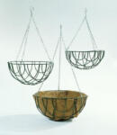 Nature Virágtartó függő kerek szürke 30 cm (Nature)