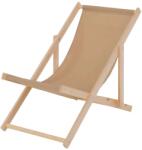 Patio Hampton Napozó Szék 110x58x60cm Bézs 409580 (5904134515780)