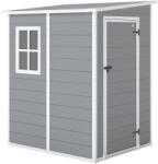 Outsunny fém kerti fészer, szürke