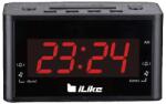 iLike ACR-3580 1, 2" Rádiós ébresztőóra, Fekete (5999886733339)