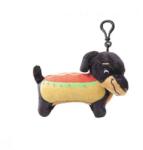  Plüss Hot Dog Tacskó Kulcstartó - 13 cm (05513)