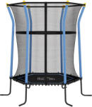 HomCom gyerek trambulin 163 cm cipzáras bejárattal és biztonsági hálóval