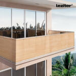 Leziter Erkély árnyékoló, belátásgátló 7 m bézs