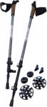 KUBI sport Trekking Botok Gyorskioldóval - Alumínium Grafit - 140cm (05-LTH136K)