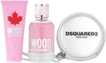 Dsquared2 Wood For Her Ajándékcsomag - 100ml Parfüm, 100ml Tusfürdő, Pénztárca