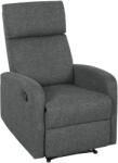 Homcom Modern Dönthető Fotel, 145° max. , Szürke Chenille Kárpitozás