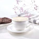 Ambition Aura - Porcelán Csészealj - Ezüst - 12, 5 cm (5904134230782)