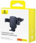 Baseus autós tartó Metal Age III Gravity (szellőzőrácsra), fekete (C40467600111-01) (C40467600111-01)