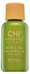 CHI Haircare Naturals with Olive Oil Olive & Silk Hair and Body Oil ulei pentru păr si corp 15 ml