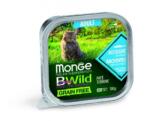Monge BWild Grain Free Paté Terrine Adult - szardella zöldségekkel 100 g (149289)