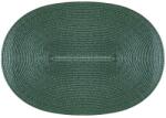Ambition Hawai Ovális Tányéralátét - Sötétzöld - 30x45 cm (5904134385512)