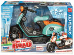 RSTA Scuter de asamblat RS Toys - Vespa, verde/portocaliu (12214 D)
