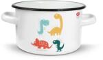 Emalia Olkusz zománcozott fazék 16 cm/2 l dinoszaurusz (5904134624765)