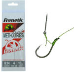 Frenetic előkötött horog csalitüskével 6-os horog 0, 12 mm zsinór 10cm