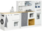 Homcom Cucina Giocattolo in Legno per Bambini 3-6 Anni Design 2 Pieces
