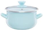 Emalia Olkusz zománcozott fazék fedővel 20 cm/3.8 l menta