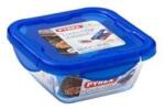 Pyrex Cook& Go sütőtál műanyag tetővel 16.6x16.6 cm 0.8 l (36847)